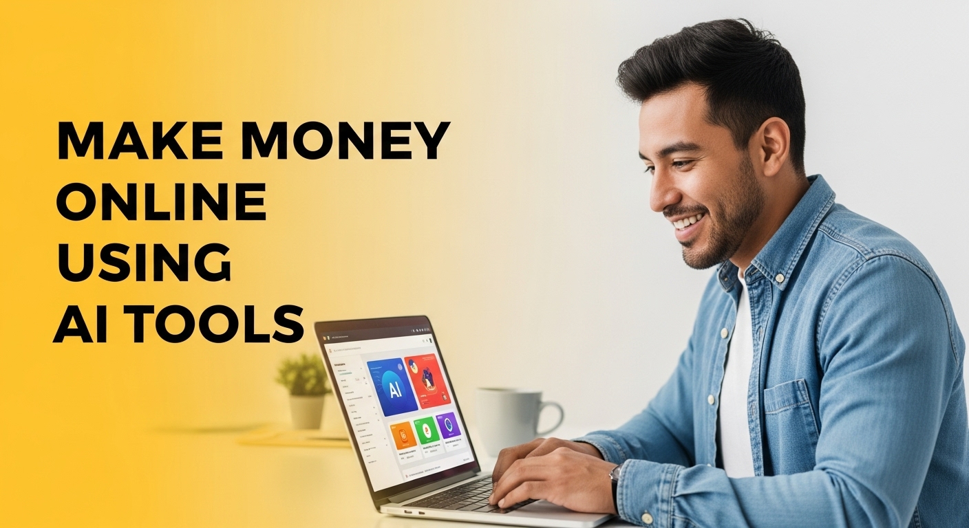 Top Ways to Make Money Online Using AI (Beginner-Friendly) image.